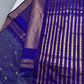 Mangalgiri Pattu Blue Soft Silk Saree