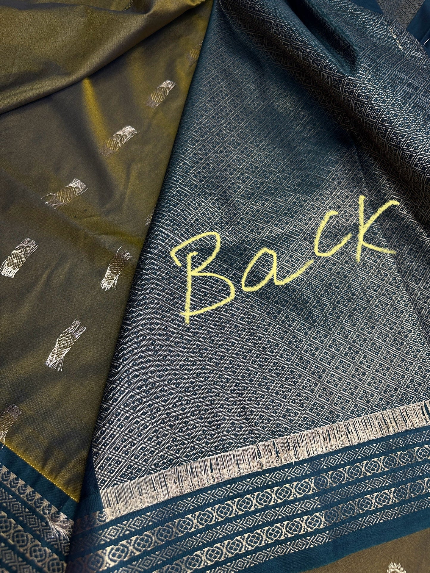 Mangalgiri Pattu Green Soft Silk Saree
