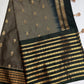 Mangalgiri Pattu Grey Green Soft Silk Saree