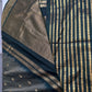 Mangalgiri Pattu Grey Green Soft Silk Saree