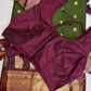 Mangalgiri Pattu Elephant Peacock Border Green Silk Saree