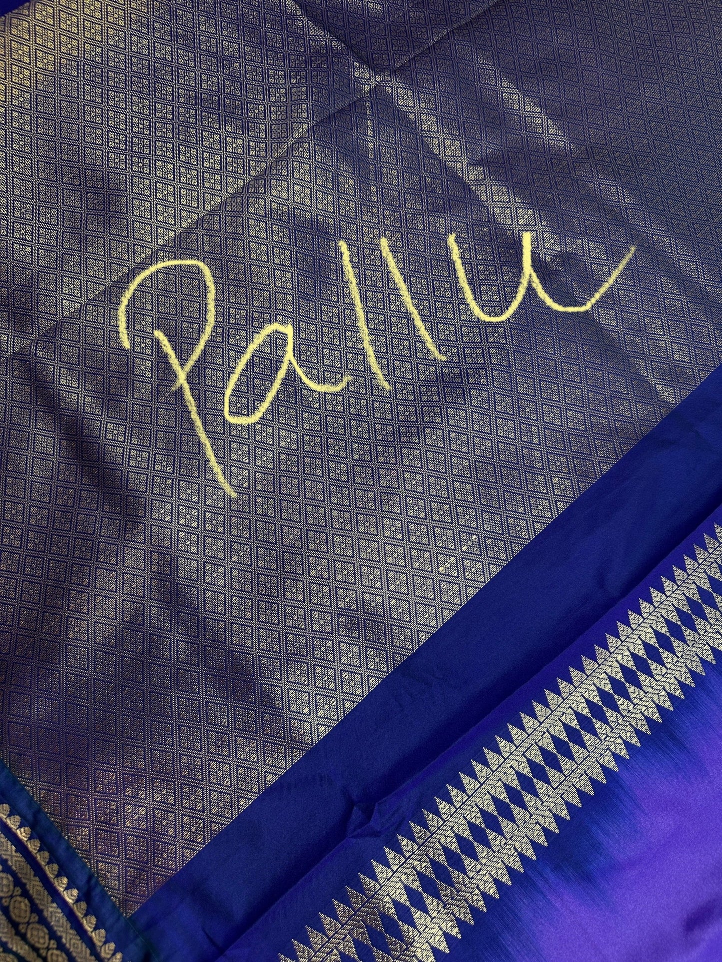Mangalgiri Pattu Purple Soft Silk Saree
