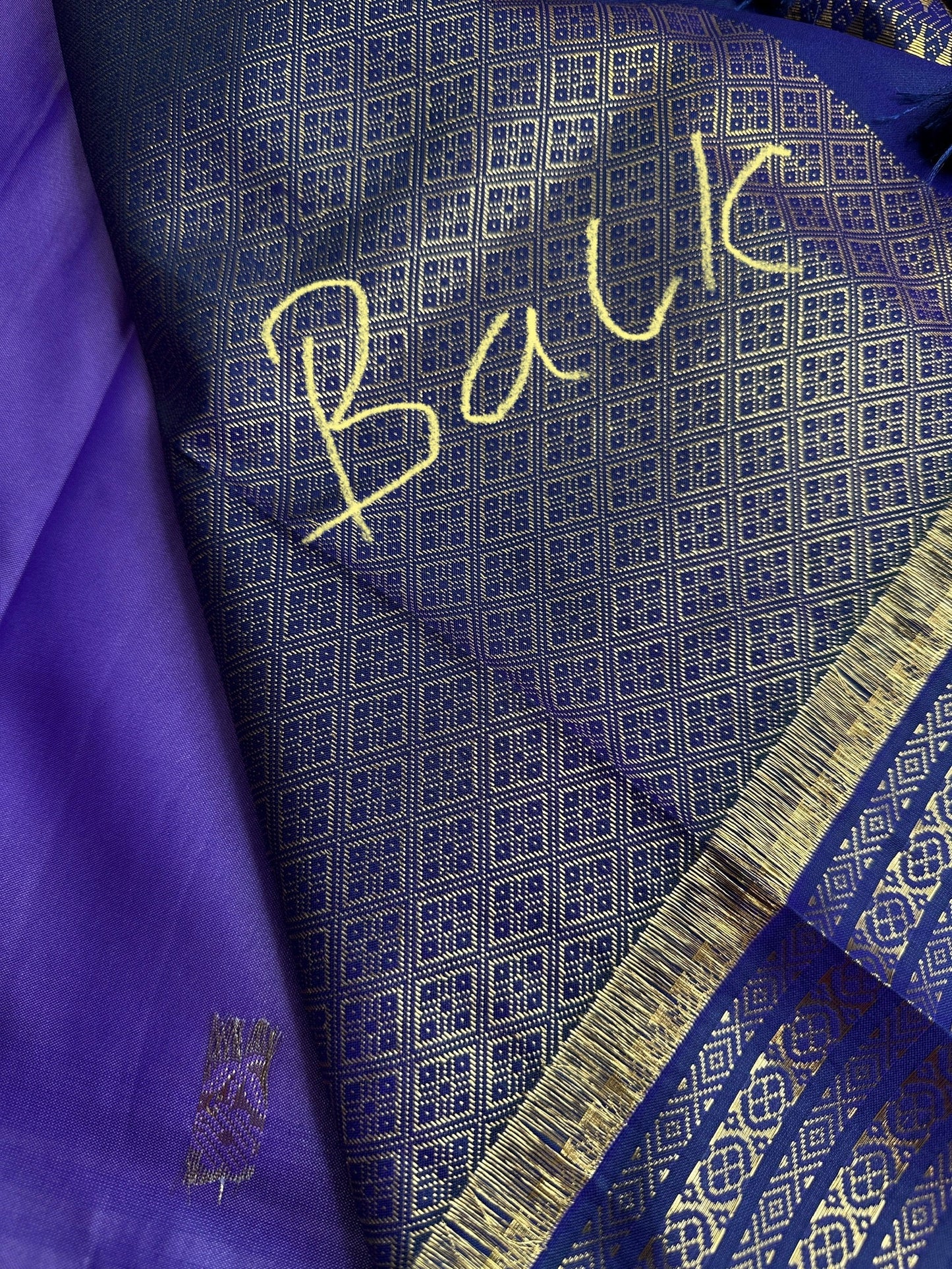 Mangalgiri Pattu Purple Soft Silk Saree