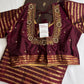 Mangalgiri Pattu Brown Maroon Soft Silk Saree