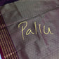 Mangalgiri Pattu Brown Maroon Soft Silk Saree