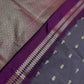Mangalgiri Pattu Brown Maroon Soft Silk Saree