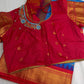 Gadwal Pattu Blue Pink Soft Silk Saree