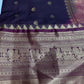 Mangalgiri Pattu Plum Red Silk Saree