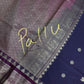 Mangalgiri Pattu Plum Red Silk Saree
