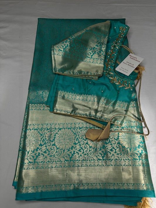 Kanchi Pattu Light Weight Soft Semi Silk Saree