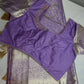 Kanchi Pattu Lavender Light Weight Soft Semi Silk Saree