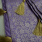 Kanchi Pattu Lavender Light Weight Soft Semi Silk Saree
