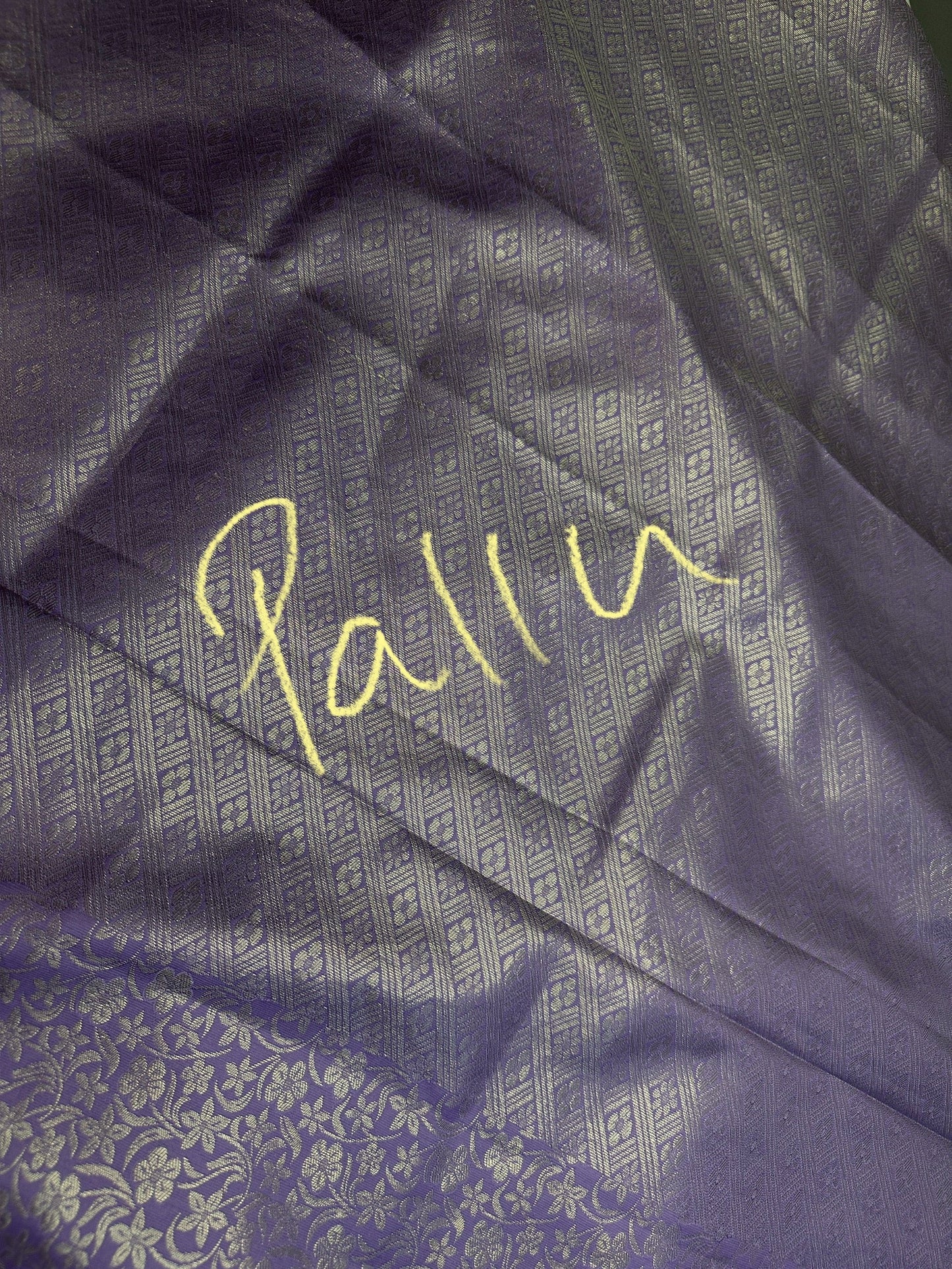 Kanchi Pattu Lavender Light Weight Soft Semi Silk Saree