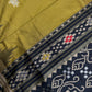 Patola Green Black Silk Saree