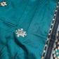 Patola Green Black Silk Saree