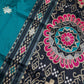 Patola Green Black Silk Saree