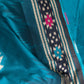 Patola Green Black Silk Saree