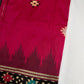 Patola Pink Black Silk Saree