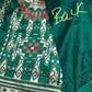 Patola Green Black Silk Saree