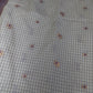 Gadwal Semi Silk Cream Purple Checks Saree