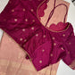 Raw Mango Silk Dusty Pink Light Weight Saree