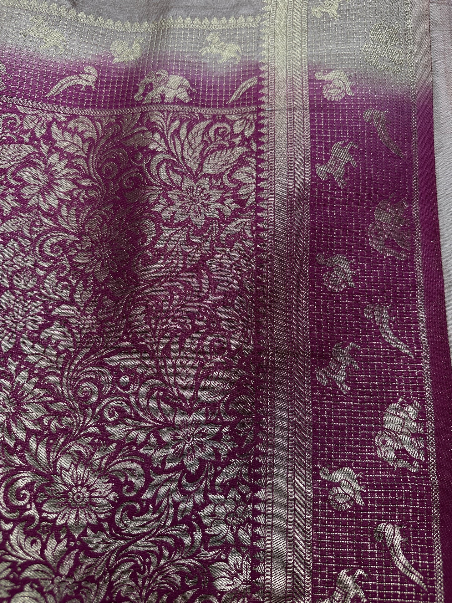 Raw Mango Silk Dusty Pink Light Weight Saree