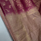 Raw Mango Silk Dusty Pink Light Weight Saree