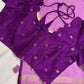 Raw Mango Silk Lavender Purple Light Weight Saree