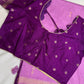 Raw Mango Silk Lavender Purple Light Weight Saree