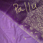 Raw Mango Silk Lavender Purple Light Weight Saree