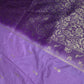 Raw Mango Silk Lavender Purple Light Weight Saree