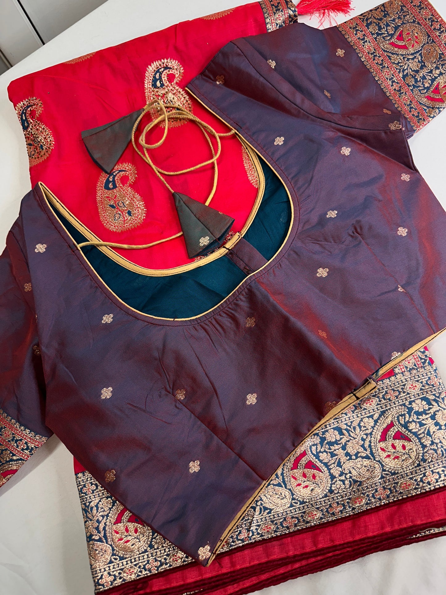 Fancy Silk Pink Saree