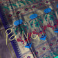 Semi Gadwal  Silk Paithani Green Purple Saree