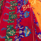Semi Gadwal  Silk Paithani Yellow Red Saree