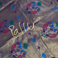 Semi Gadwal  Silk Paithani Blue Purple Saree