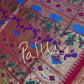Semi Gadwal  Silk Paithani Yellow Red Saree