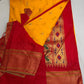 Semi Gadwal  Silk Paithani Yellow Red Saree