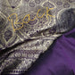 Self Weaving Purple Zari Silk Saree