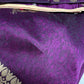 Self Weaving Purple Zari Silk Saree
