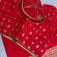 Self Weaving Pink Zari Silk Saree