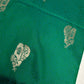 Self Weaving Green Zari Silk Saree