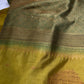 Raw Mango Light Weight Green Saree