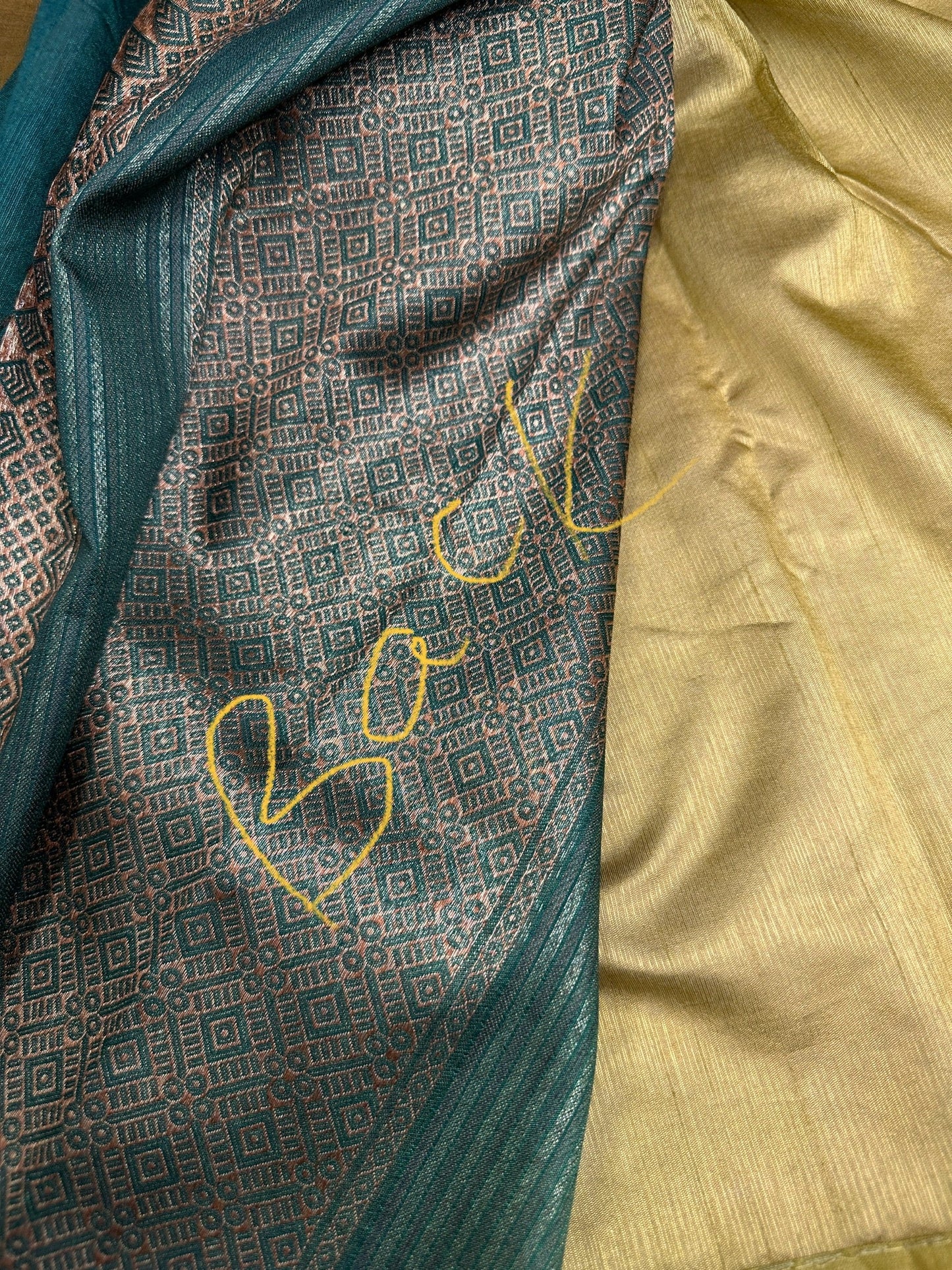 Raw Mango Light Weight Green Saree