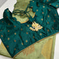 Raw Mango Light Weight Green Saree