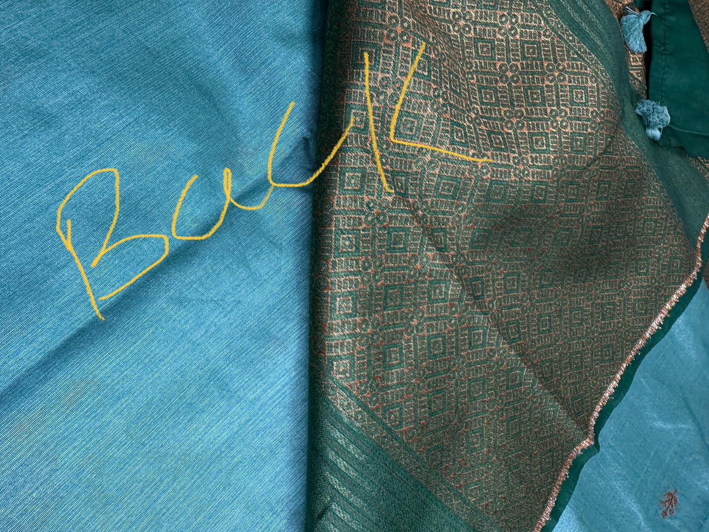 Raw Mango Light Weight Green Saree