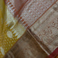 Kanchi Soft Silk Mustard Yellow Saree