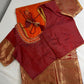 Kanchi Soft Silk Orange Saree