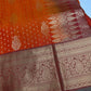 Kanchi Soft Silk Orange Saree
