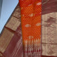 Kanchi Soft Silk Orange Saree