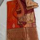 Kanchi Soft Silk Orange Saree